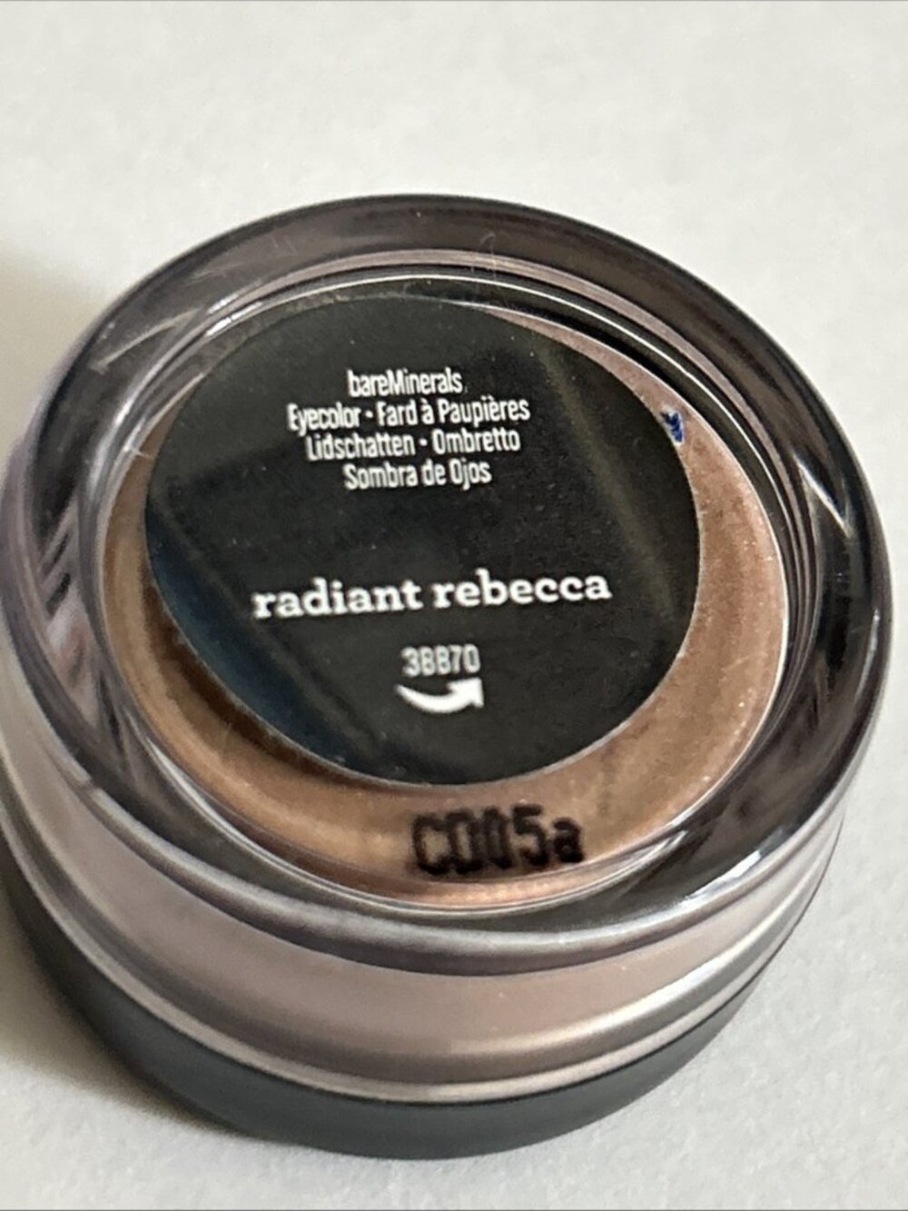 Bareminerals Bare Eyeshadow .01 Oz Radiant Rebecca (bronze) Rare Find New Sealed